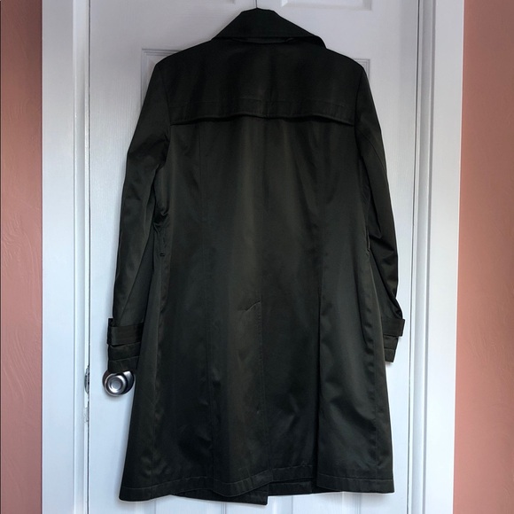 Michael Kors Black Trench Coat Size L - Picture 7 of 9